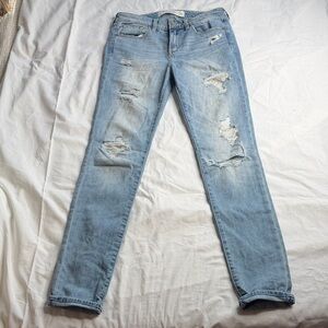 Abercrombie & Fitch Distressed Beading Jeans Women’s 2 / 26